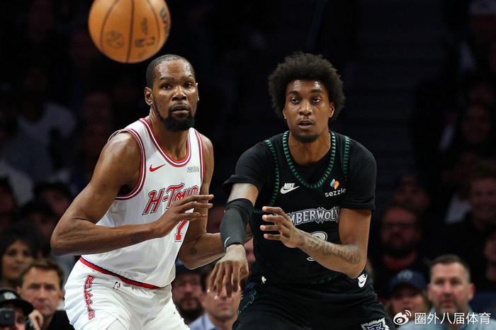 杜兰特30+8+2抢断申京30+6+4盖帽 火箭加时惜败