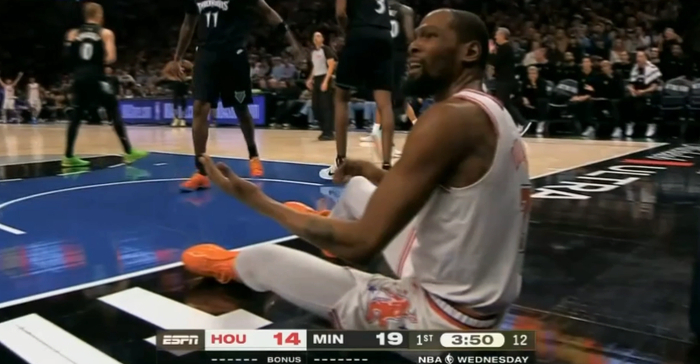 杜兰特30+8+2抢断申京30+6+4盖帽 火箭加时惜败