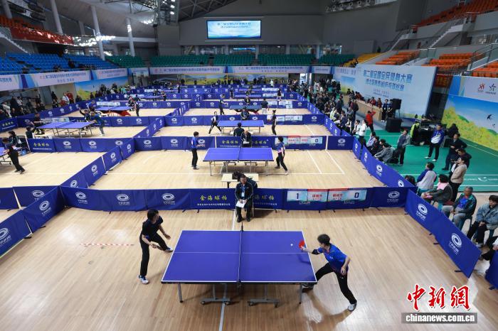 第二届全民健身乒乓球赛暨文化展在汉中开幕